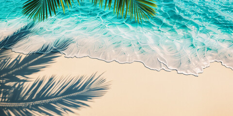 Summer background with sea water