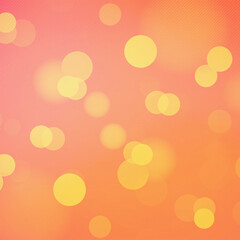 Orange bokeh square background for Banner, Poster, celebration, event and various design works