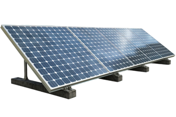 solar panel tool isolated on transparent background ,