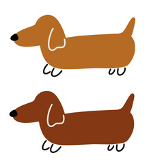 Cute Dog Vector | Doodle Style | Minimalist