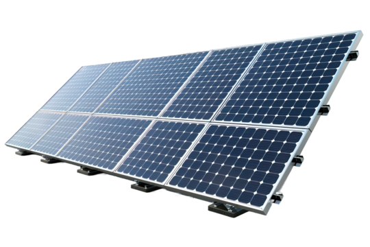 solar panel tool isolated on transparent background ,