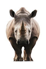 Naklejka premium Isolated PNG Rhinoceros Wildlife, GENERATIVE AI
