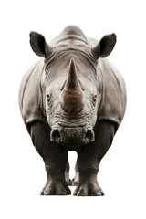 Obraz premium Isolated PNG Rhinoceros Wildlife, GENERATIVE AI