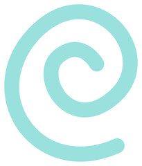 Swirl Hand Drawn Sticker