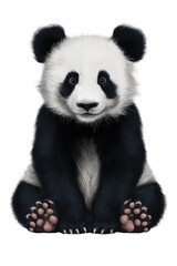 Obraz premium Isolated PNG Panda Wildlife, GENERATIVE AI