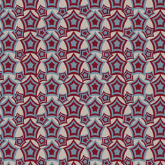 Geometrical seamless vector pattern