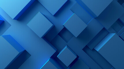 Obraz premium Abstract geometric background of the same shapes that are at different depths and create the illusion of volume