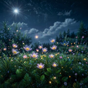 flowers on the background