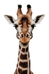 Obraz premium Isolated PNG Giraffe Wildlife, GENERATIVE AI