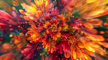 A kaleidoscope of vibrant and intense flower explosions each one more breathtaking and colorful than the last.