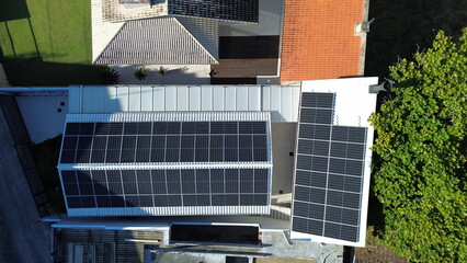 Paineis Solares Sistema Fotovoltaico (Energia Solar) © Atilio