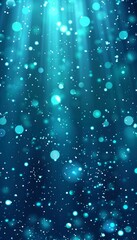Teal and mint light burst  abstract radiant rays on dark background with golden sparkles