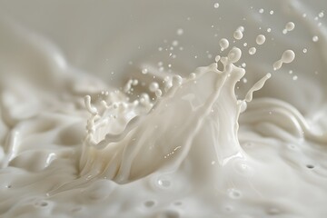 Milk Splash and Creamy Texture