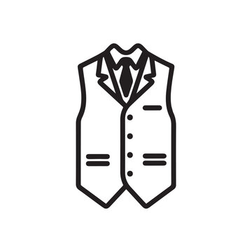 recommend clip art: Jacket and Blazer clothes icon style vector design.