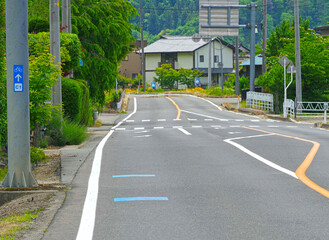 自転車走行指導帯