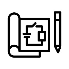 circuit diagram icon