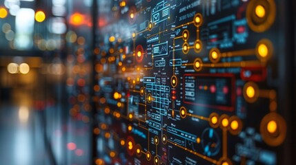 whiteboard close-up hand drawn business process flowchart and colourful doodles