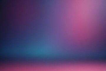 Blurred color gradient purple pink blue grainy color gradient background dark abstract backdrop banner poster card wallpaper website header design