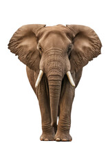 Fototapeta premium Isolated PNG Elephant Wildlife, GENERATIVE AI