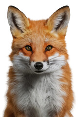 Fototapeta premium Isolated PNG Cute Fox Wildlife, GENERATIVE AI