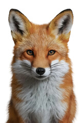 Obraz premium Isolated PNG Cute Fox Wildlife, GENERATIVE AI