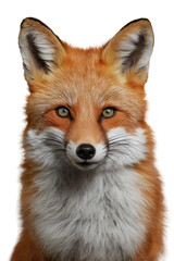 Isolated PNG Cute Fox Wildlife, GENERATIVE AI