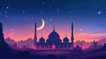 Eid AlFitr vector illustration