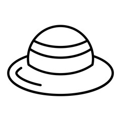 Hat icon. outline icon