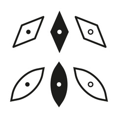 Abstract Geometric Shapes. Modern Design Elements. Minimalist Vector Art.