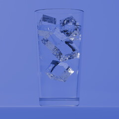 청량하고 깨끗한 물 마시기