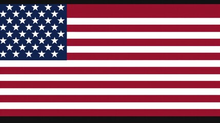 Fototapeta premium flag of the united states of america generative ai