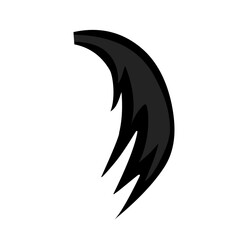 Horse tail icon Vector