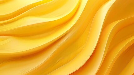 Obraz premium Bright sunny yellow dynamic abstract background. Modern lemon orange color. Fresh business banner for sales, event, holiday, party, halloween, birthday, falling. Fast moving 3d lines with soft shadow