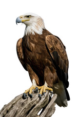 Obraz premium Isolated PNG Eagle Bird, GENERATIVE AI