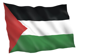 Palestine waving flag