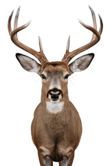 Obraz premium Isolated PNG deer, animal, GENERATIVE AI
