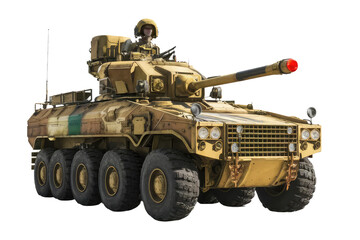 Isolated PNG Military Tank, GENERATIVE AI