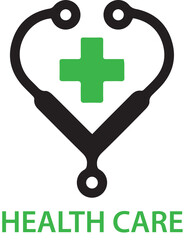 Modern Clinic Health Care Logo, Professional Clinic Health Logo  Editable vector file

