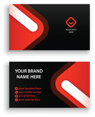 Professional Business Card Design, Stylish Business Card Design Inspirations Editable vector file
