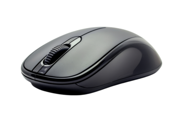 Black Wireless Computer Mouse