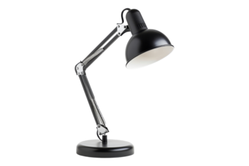 Black Desk Lamp with Adjustable Arm