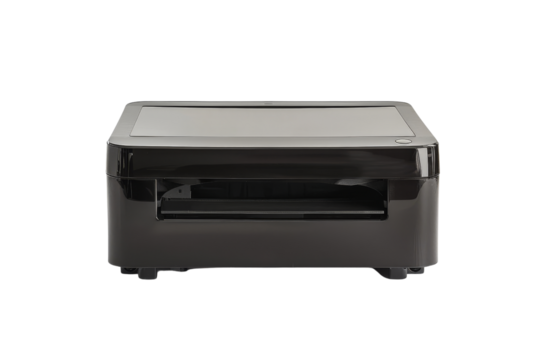 Black Laser Printer Isolated on White Background