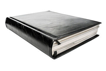Obraz premium Black Leather Bound Book