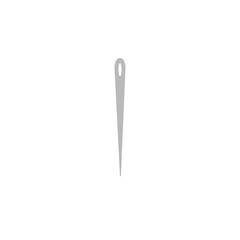 Sewing needle vector illustration on white background