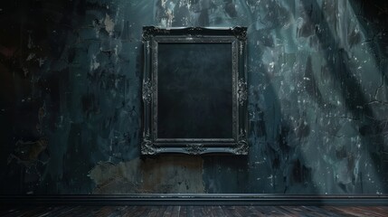 Empty Frame Wall Display Mockup