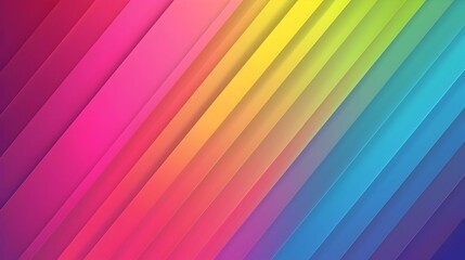Colorful Gradient Diagonal Geometric Abstract Digital Background