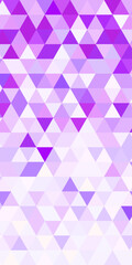 Fototapeta premium 背景イラスト_三角形モザイク_紫