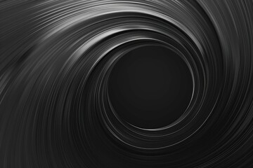Fototapeta premium Swirling black background with copy space 