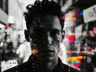 Digital Cityscape Portrait