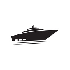 Isolated yacht icon image. Vector illustration design